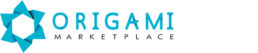 Logo origami marketplace